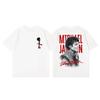 T-shirt Merch Cantante Rock Anni '90 Michael Jackson Moda Retro Manica Corta Cotone Alta Qualità T-shirt Oversize Unisex