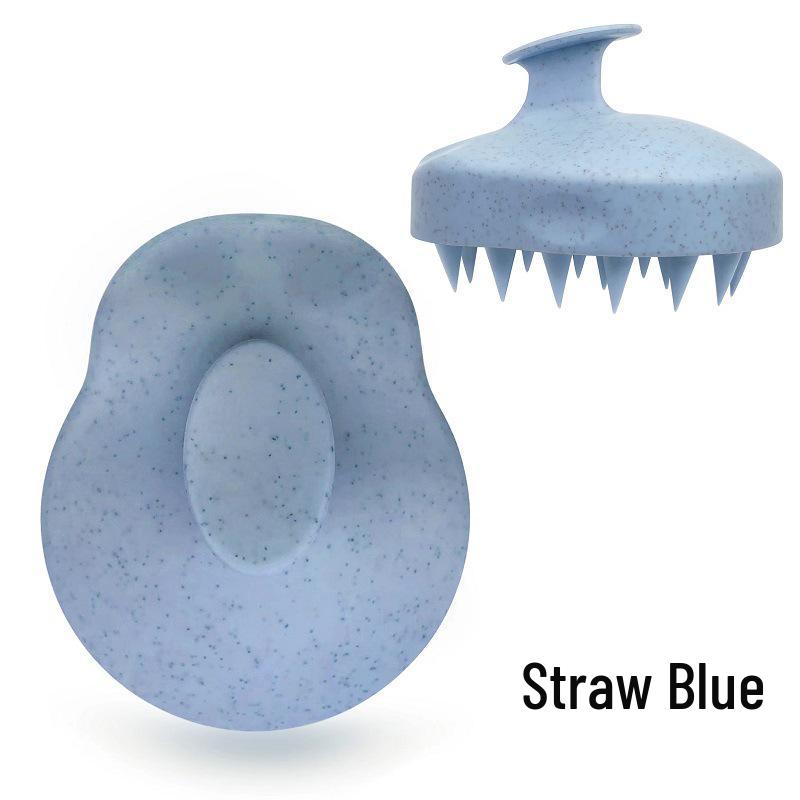 Wheat Straw Morandi Silicone Scalp Massage Brush