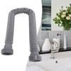 Leakproof Design Sink Drain Hose 45mm Inlet P Trap Pipe Kit Under Sink Plumbing Pipe  Slotted Basin