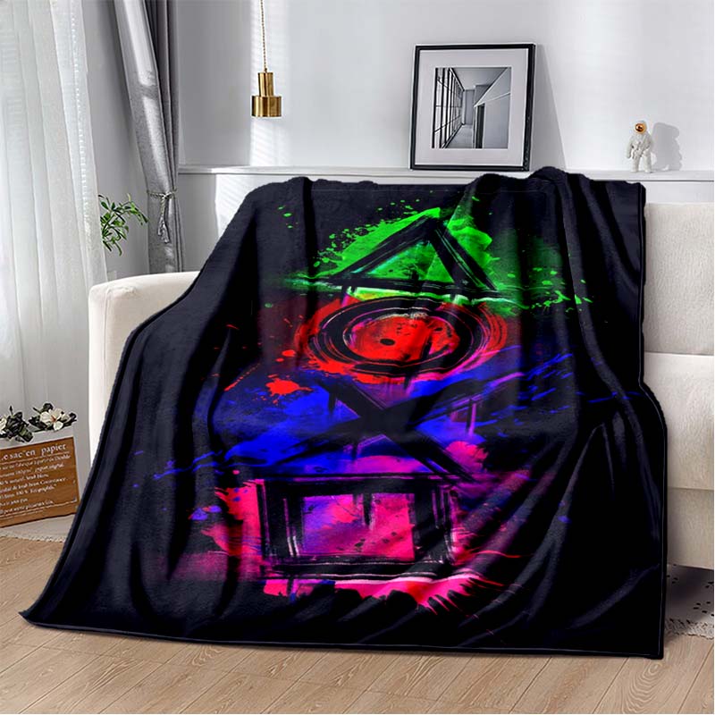 Gaming Flannel Blanket Gamer Gamepad Throw Blanket 3D Print Ultra Soft Home Decor Comfortable Bedding For Sofa Bed Couch Travel