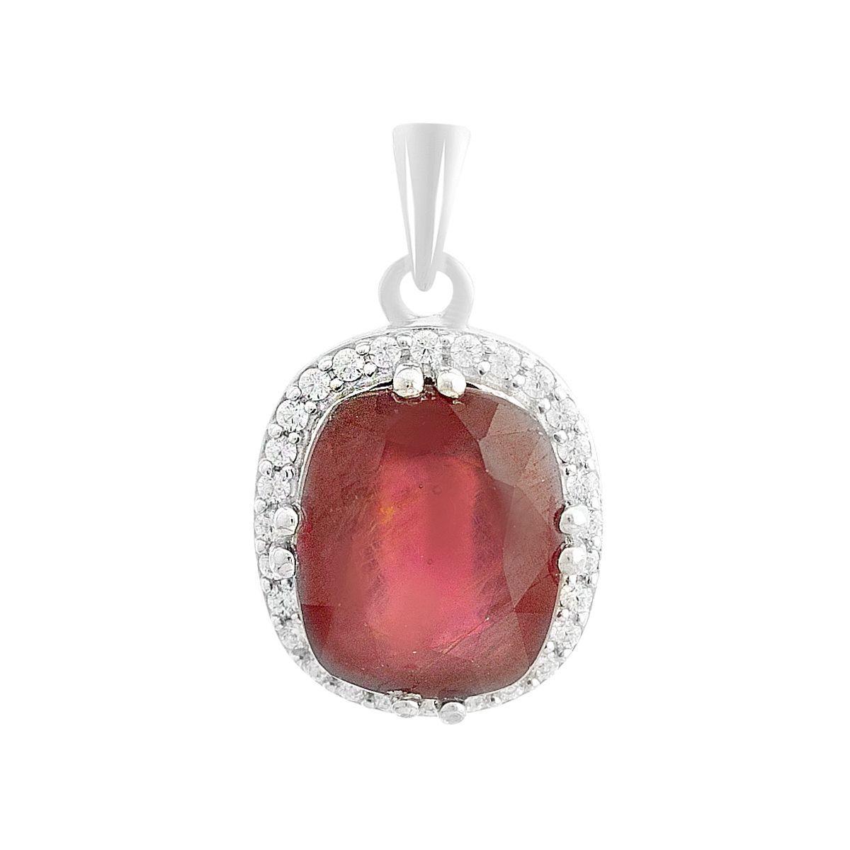 

Срібна підвіска з рубіном 7.545ct (2157984) rubine червоний колір