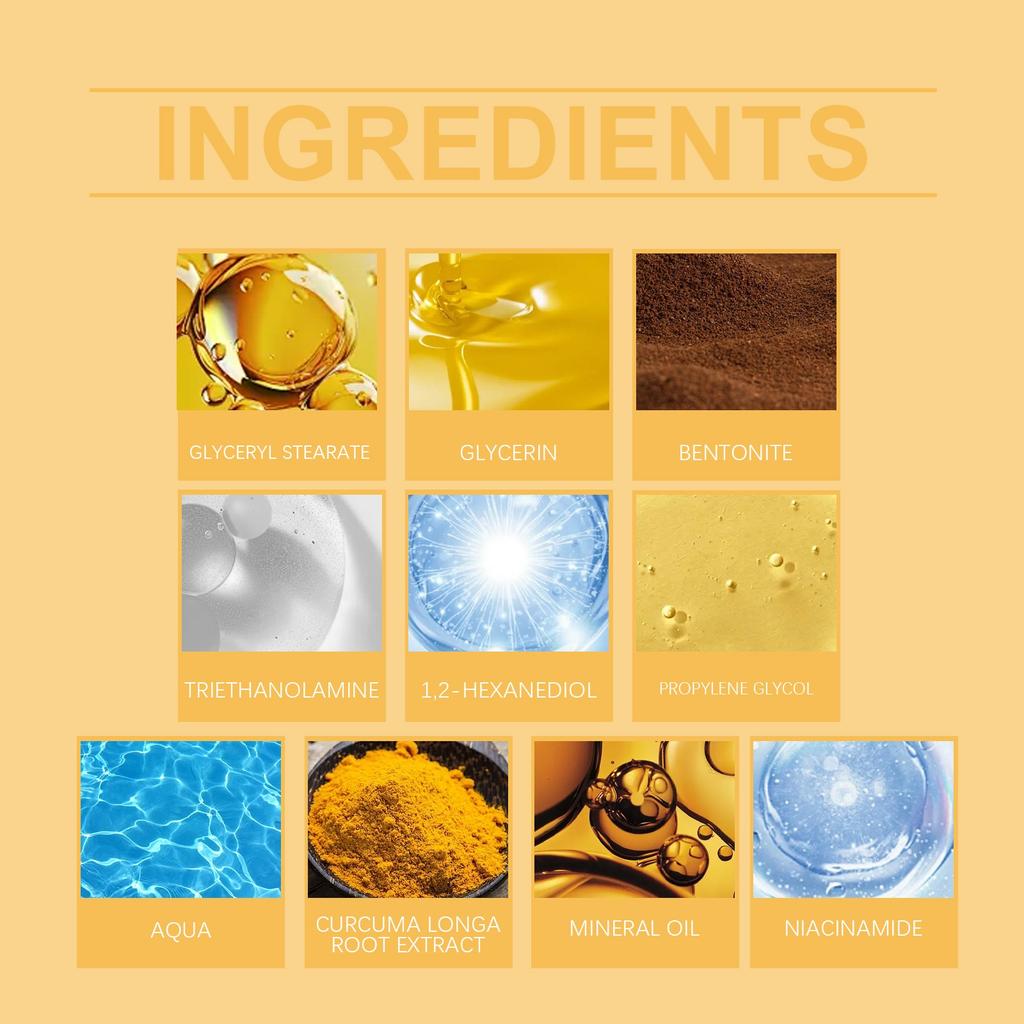 Brightening Mud Mask Deeply Cleanses, Hydrates, Moisturizes And Tightens The Skin. It Is A Topical Mask That Brightens The Complexion