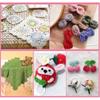 Crochet Set Multicolor Knitting Tool Set Contains 100 Pieces DIY Gadgets