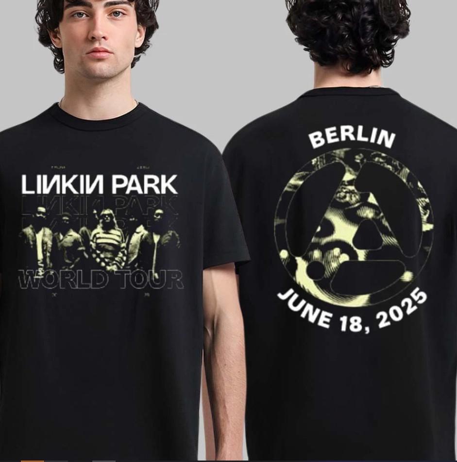 Linkin Park From Zero World Tour 2026 Berlin Germany On June T-shirt size S-5XL XXL