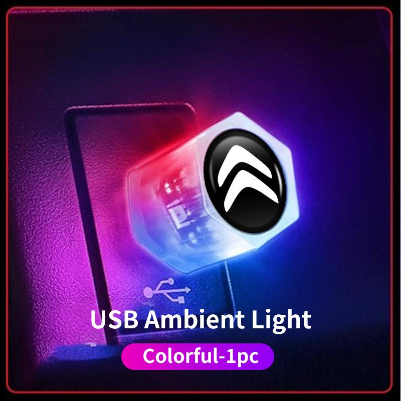 

Car LED Ambient Light USB Free Installation Interior Decorative Atmosphere Light For Citroen C4 C3 C5 C1 C2 Berlingo Celysee