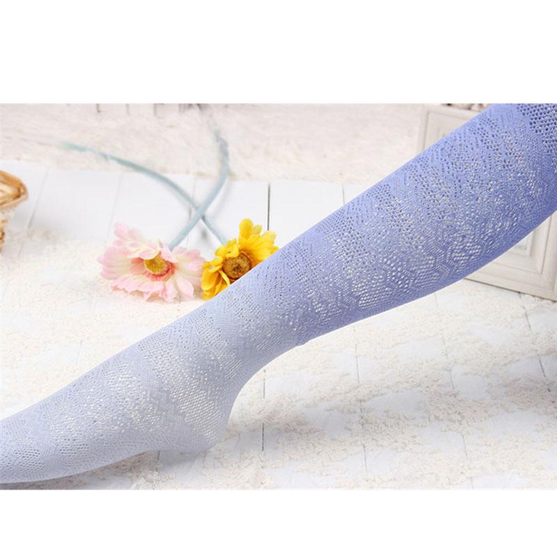 Sexy Women'S Long Fishnet Body Stockings Gradient Candy Color Fish Net Pantyhose Mesh Nylon Tights Lingerie Thigh High Hosiery