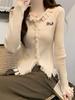 Women's Slim Fit Knit Cardigan Sweater Coat - Spring & Autumn.