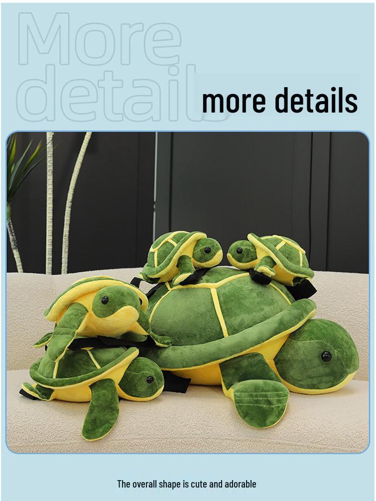 Thickened Ski Protective Gear: Wearable Turtle Shell Plush Toy for Hip and Knee Protection