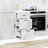Kitchen Base Cabinet, Porto, Concrete Gray