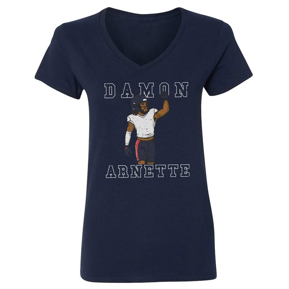Damon Arnette Inspired Design - Houston Fans Ladies V-Neck Tshirt Unisex T-Shirt M