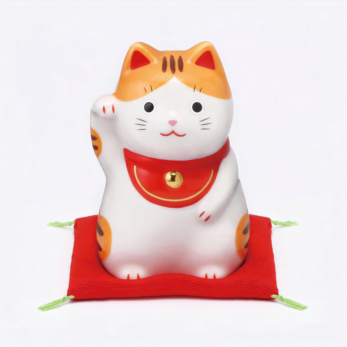 

Yakushi Kiln Lucky Cat удачи (Тора/Средний) (с наклейкой)