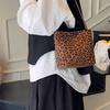 Retro Suede Hasp Sweet Shoulder Bags Sewing Thread Concise Women's Handbags High Quality Versatile Small Square Bag CLE