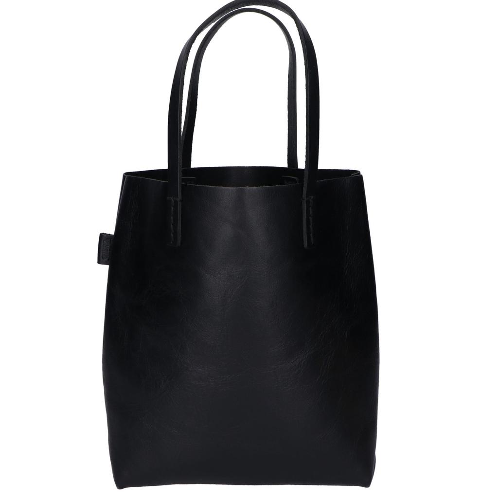 HERZ [Beautiful condition] Stare Leather Tote Bag blackUsed