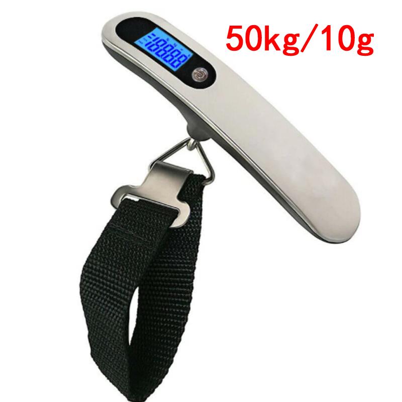 

Портативные 50 кг 10 г цифровые весы электронные весы для чемодана весы дорожные ручные подвесные весы безмен с ремнем