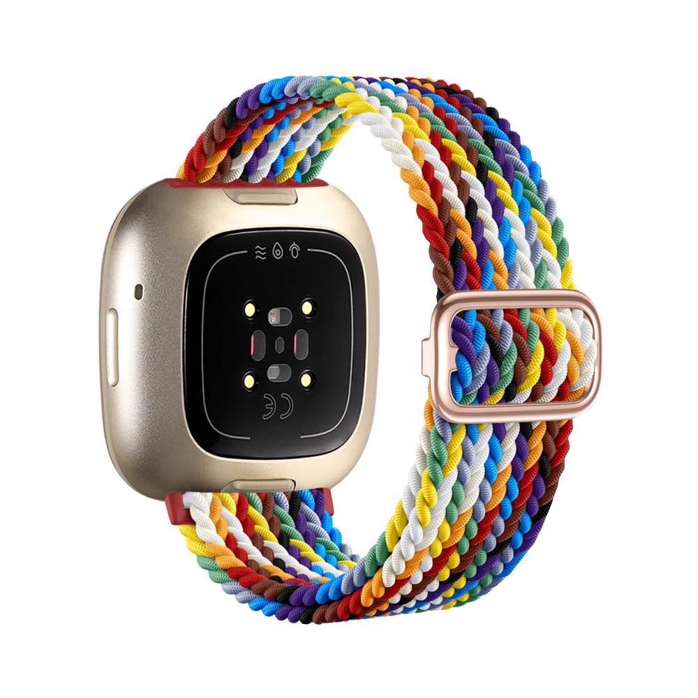 

Плетеный эластичный ремешок Fitbit Versa 3/4 с магнитной застежкой для мужских и женских спортивных часов Fitbit V3/4 - Without Packaging