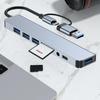 8 In 2  Type C Docking Station USB Splitter Adaptor USB C Hub 5Gbps High Speed Transmission USB 3.0 2.0 3.5 Audio Jack SD/TF Card Reader OTG Adapter