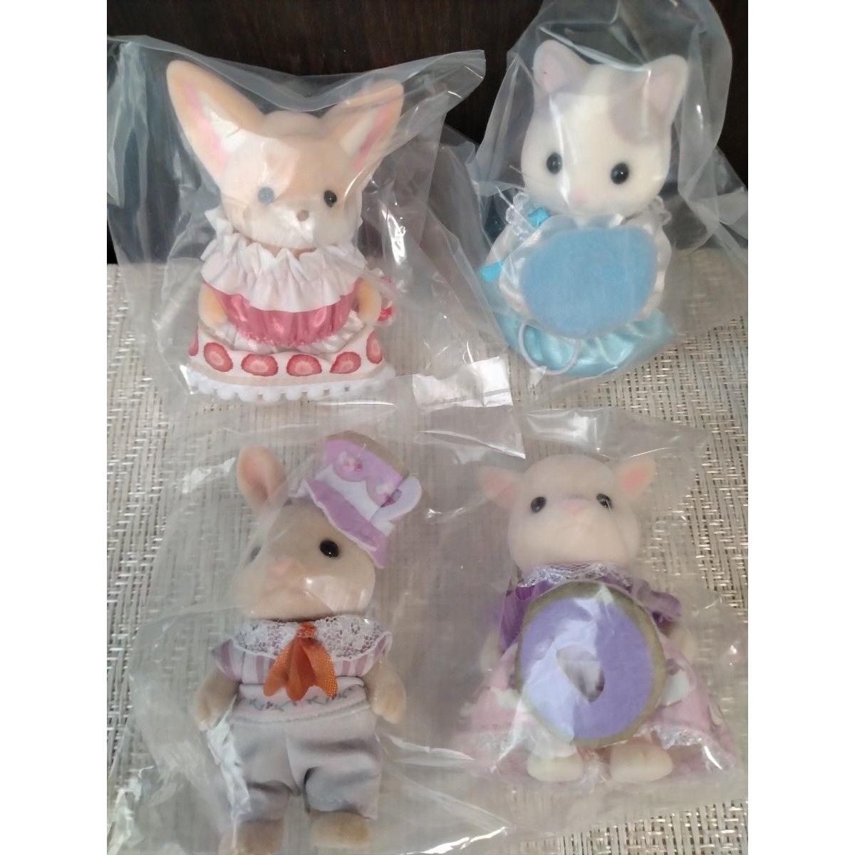 Б/у Sylvanian Families Doki Doki Friends Чаепитие Все 4 вида