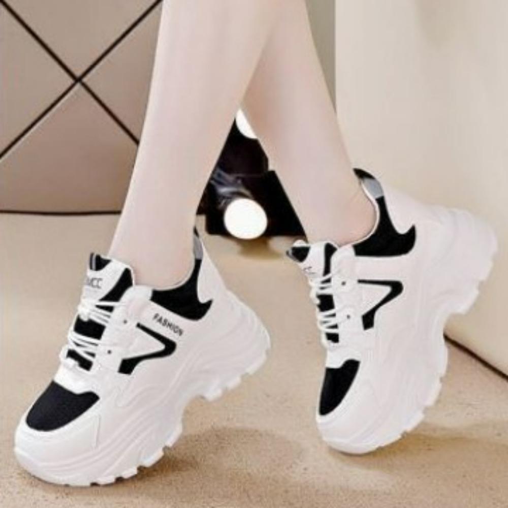 Summer Trendy Women's Platform Mesh Dad Shoes  Lightweight Breathable Elevated Casual Athletic Footwear for Stylish Outfits