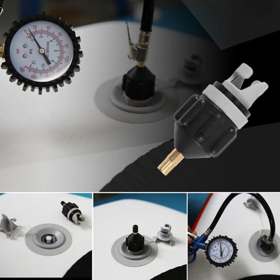 Inflatable Rowing Boat SUP Stand Up Paddle Board Kayak Pump Air Valve Adapter