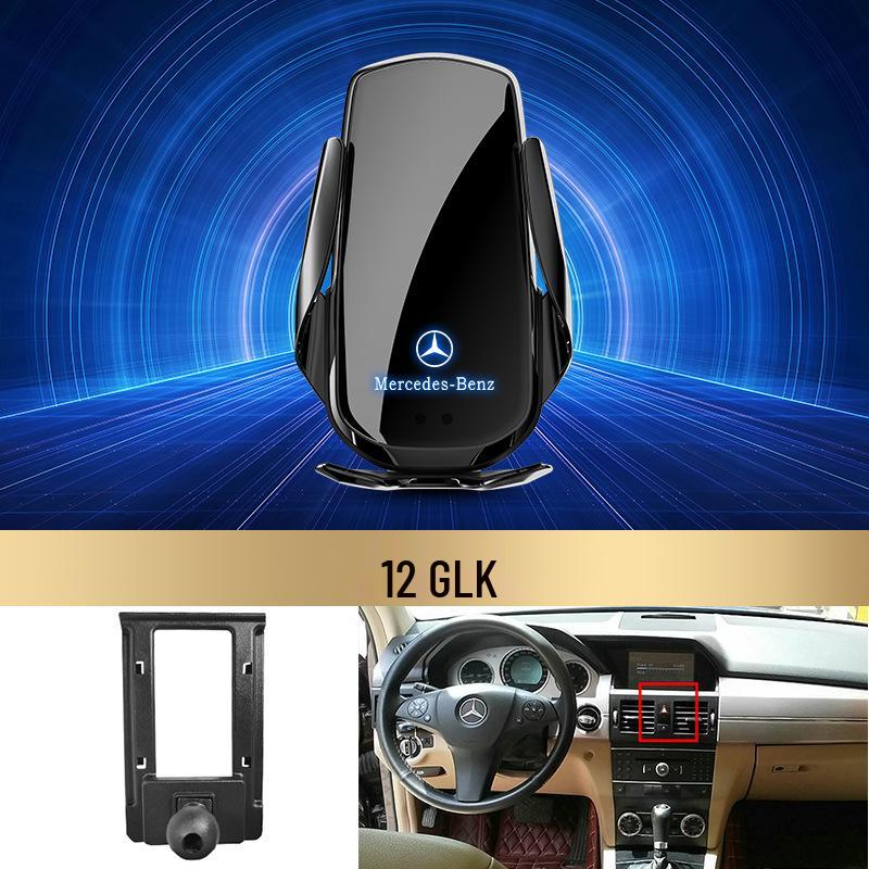 Bezdrátový držák telefonu s rychlým nabíjením Mercedes-Benz pro třídu C/třídu R/třídu S/třídu E/GLK/třídu B