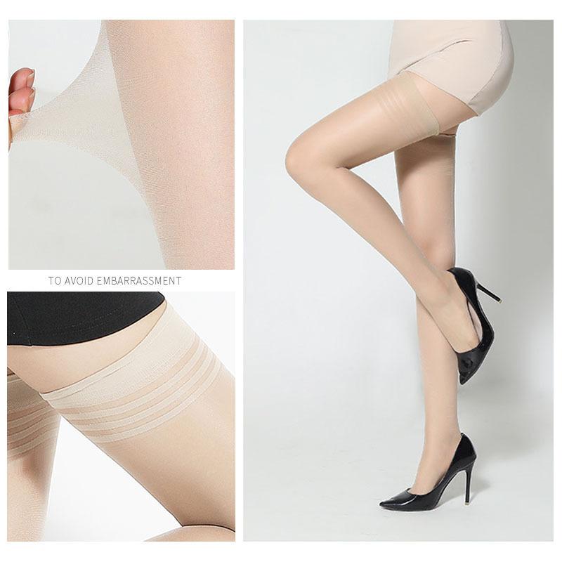 

Легкие противоскользящие средства для ухода за кожей ног, носки выше колена, солнцезащитные носки с защитой от крючков. Uniform code，5pcs белый