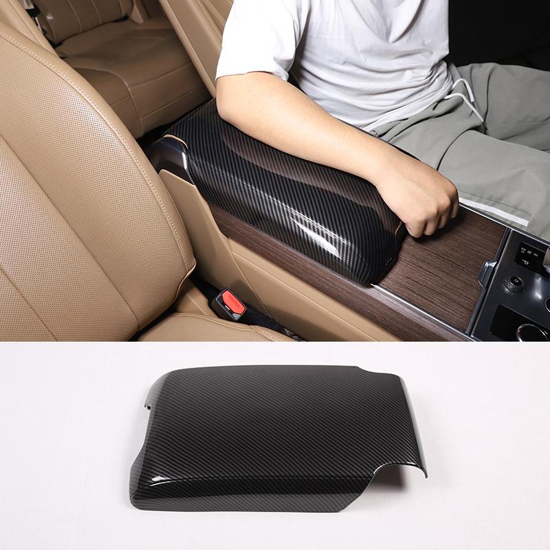 ABS Carbon fiber For Land Rover Range Rover Sport Vogue L460 2026-2026 Car Inner Armrest Box Storage Box Cover Trim Accessories