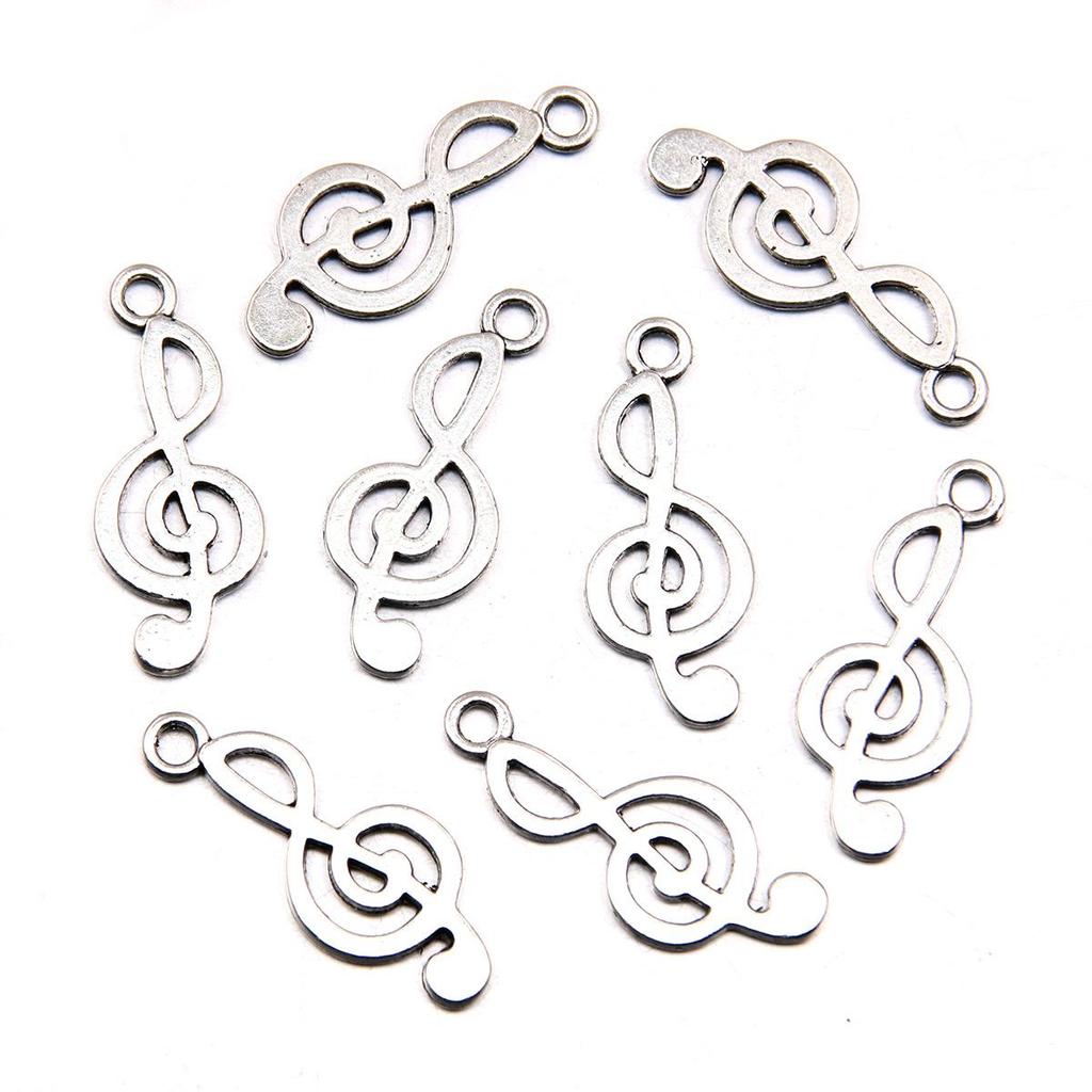 Retro Multi-Instrument Antique Silver Pendant Handmade Necklace Bracelet – Creative Accessories Boutique