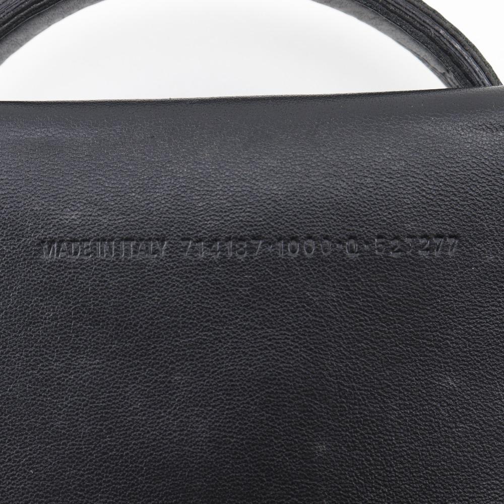 Balenciaga Hardware Handtasche 714187 BB Monogramm schwarzes Leder Unisex Gebraucht