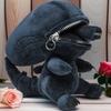 Alien Xenomorph Zipper Mouth Plush Toy Soft Stuffed Animal Cool Gift For Boys Girls Room Decoration