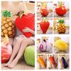 Cute Peach 3d Simulation Fruit Plush Pillow For Office And Home Decoration