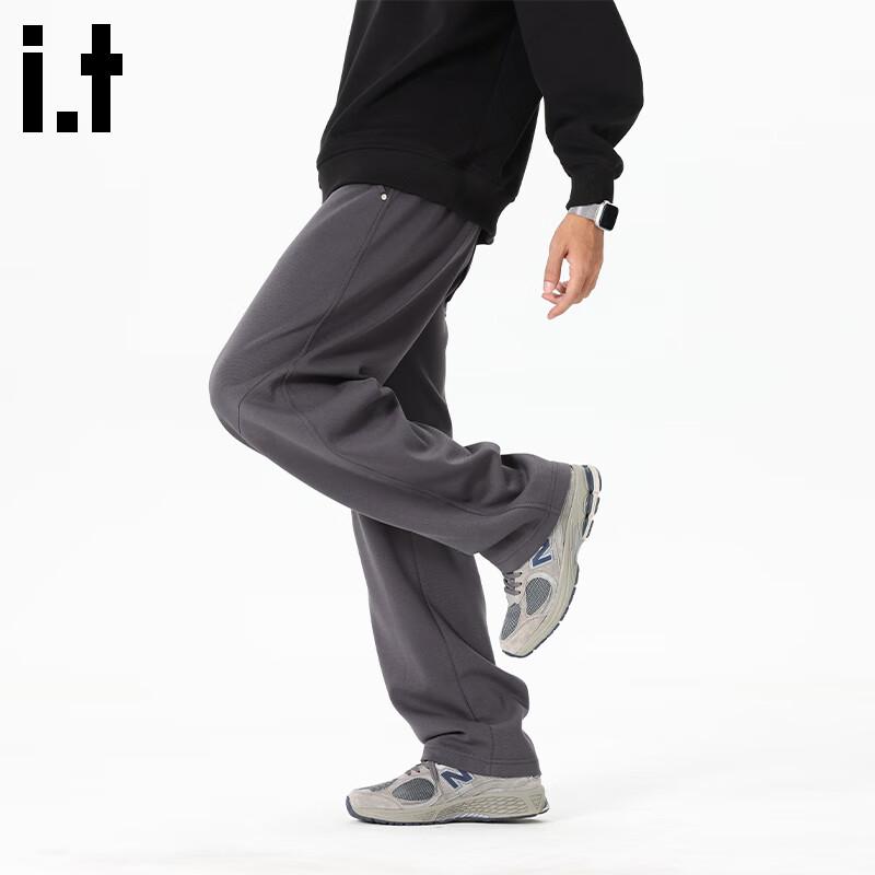 Men's Fingercroxxit Heavyweight Curved-Cut Casual Trousers