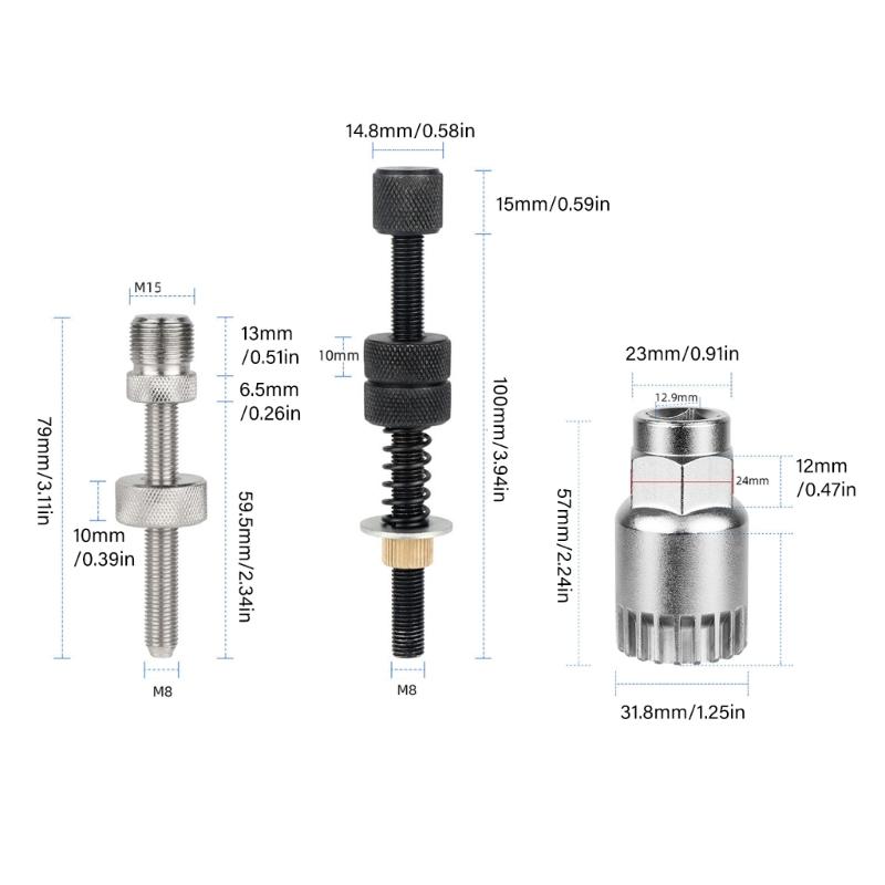 20T Bottom Bracket Wrench Crank Spanner Bike Wrench Bottom Bracket Remover Tool Heavy Duty Sleeve Pullers Enduring