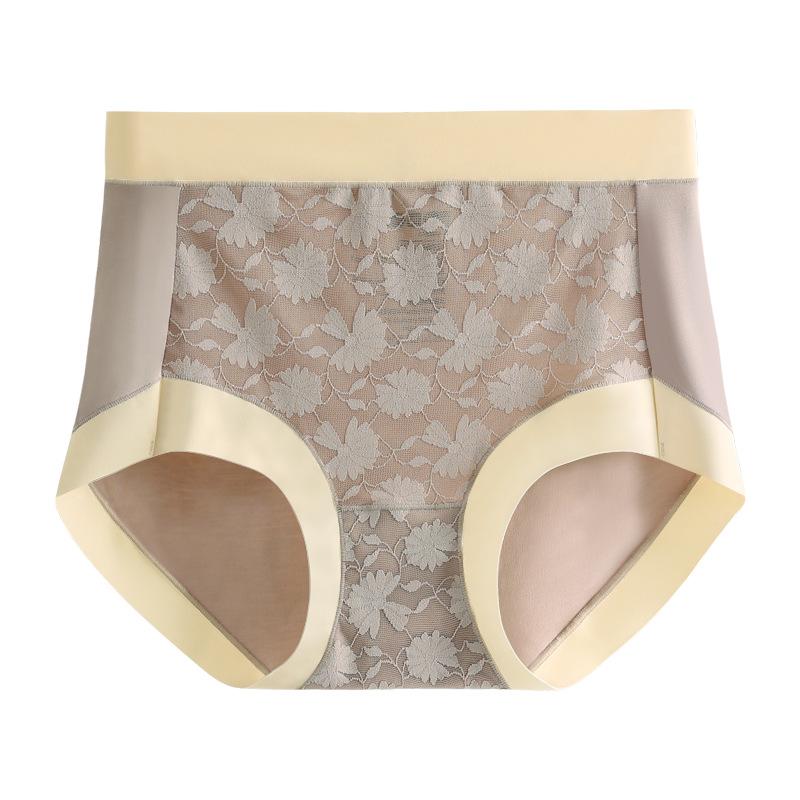 3 Pieces Plus Size Underwear for Women with High Waist Briefs Comfortable Underpants