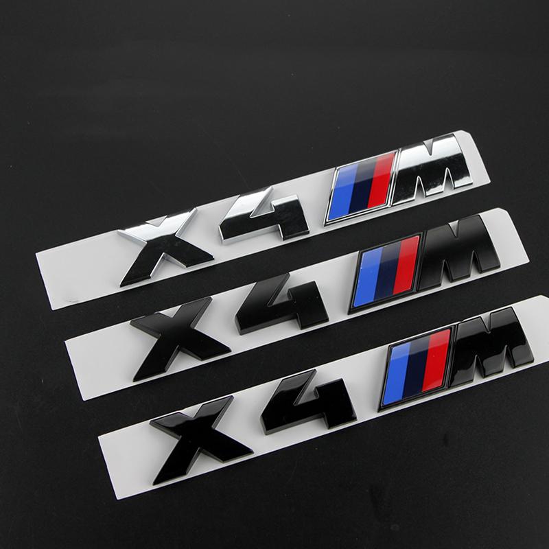 Car Valve Core BMW 3D Electroplating Emblem Stickers Trunk Decorative Stickers For BMW M X5 E91 E70 F11 E30 F31 X3 F25 E61 E83 JK4