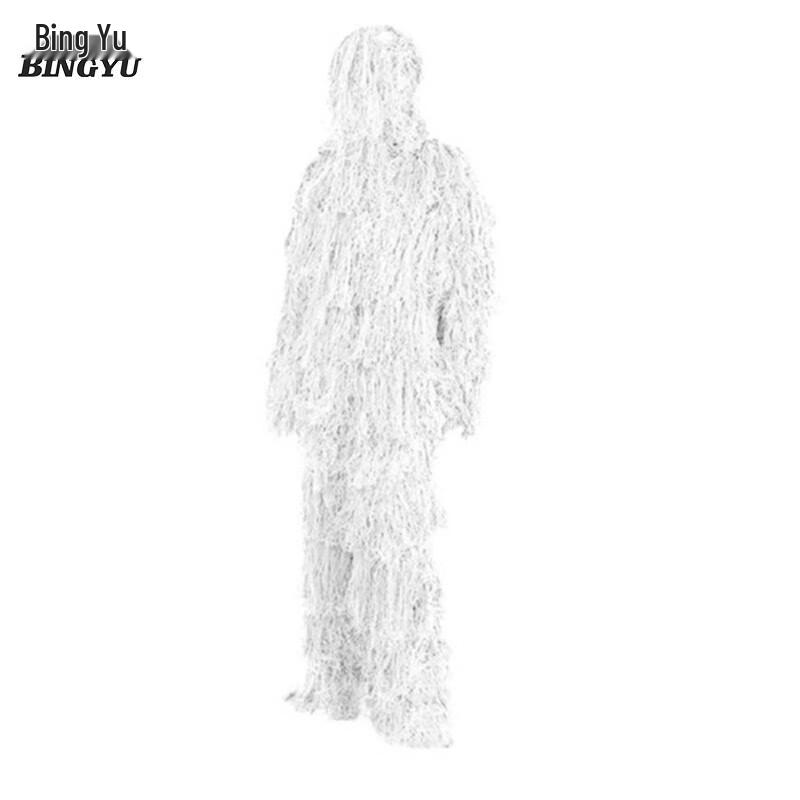 Adult Two-Piece Snow Camouflage Ghillie Suit