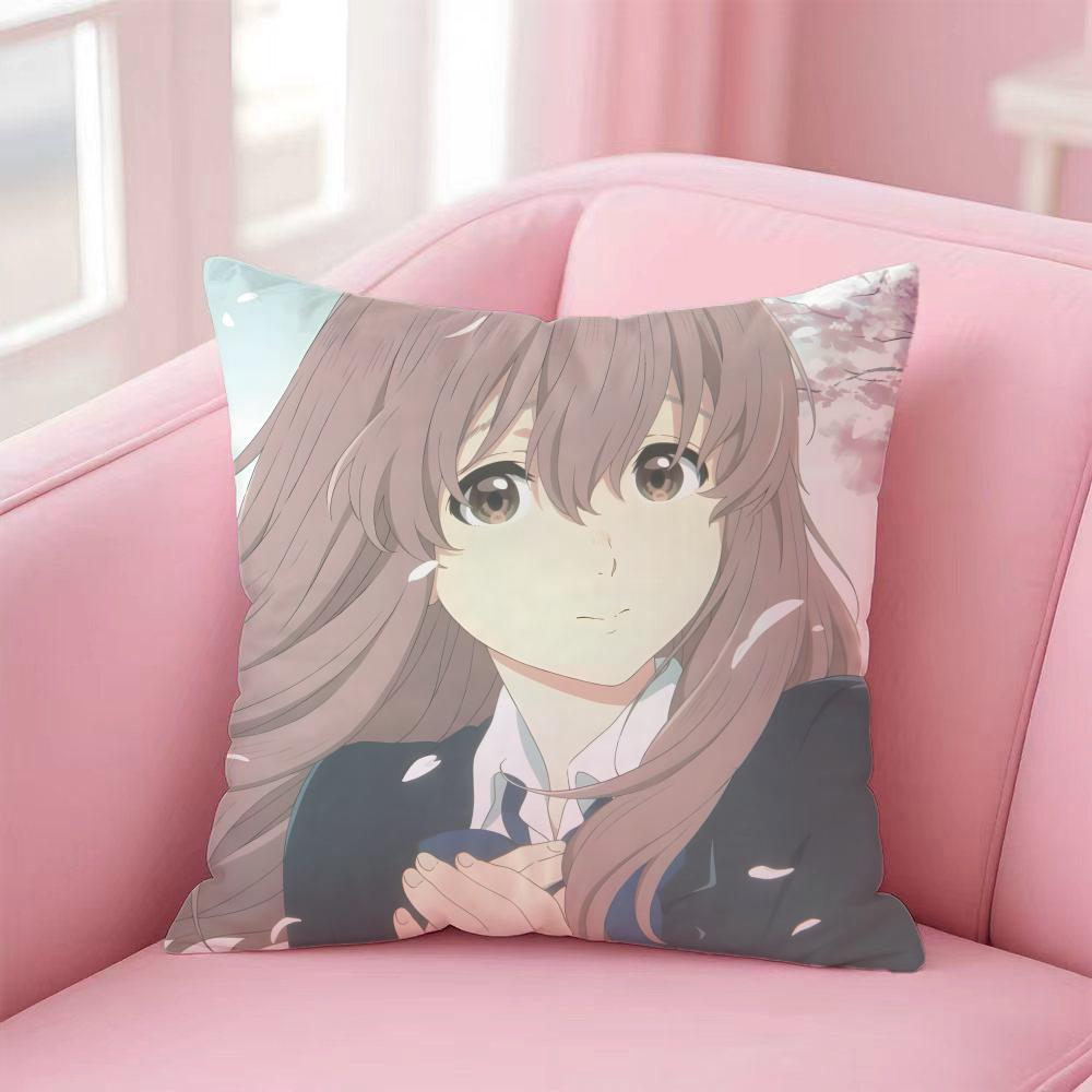 Popular AASilent Voiceed Cushion Cover Premium SkinFriendly Pillow Case MultiPurpose for Home Office Travel