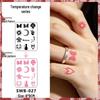 Temperature-Sensitive Succubus Finger Color-Changing Waterproof Tattoo Sticker - Cute Cartoon Design