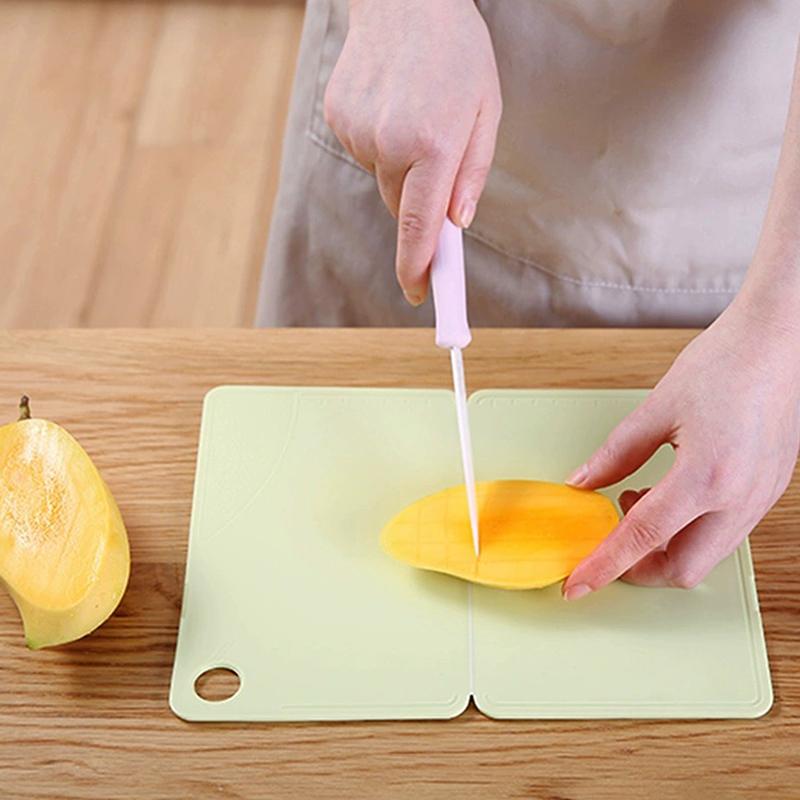 Faltbares Robustes Schneidebrett Rutschfestes Gemüse Obst Schneidebrett Für Zuhause Küche Camping Schneidebrett Leicht zu Reinigen Tragen