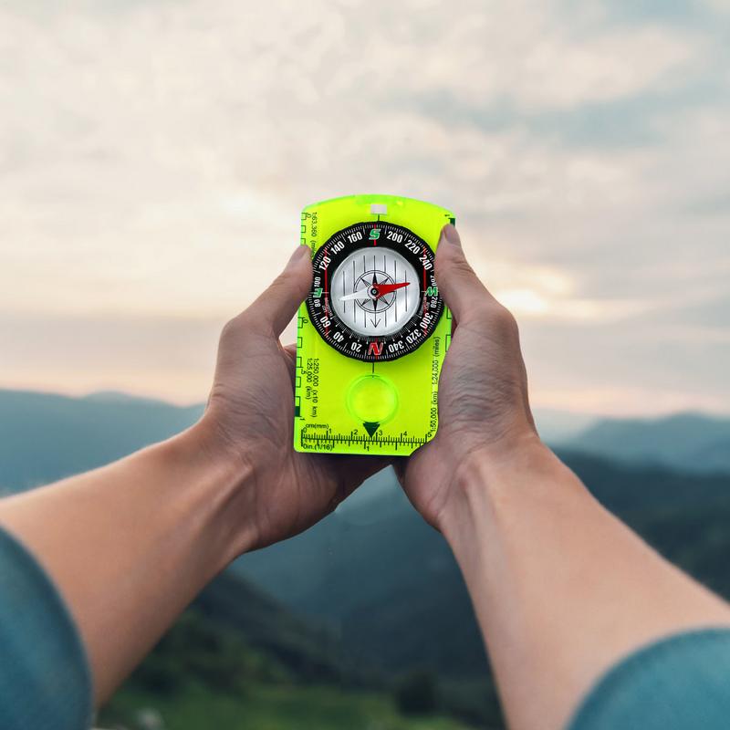 Lightweight Camping Compass For Hiking Precise Portable Orienteering Compass Multifunctional Educational Aid Navigation Tool