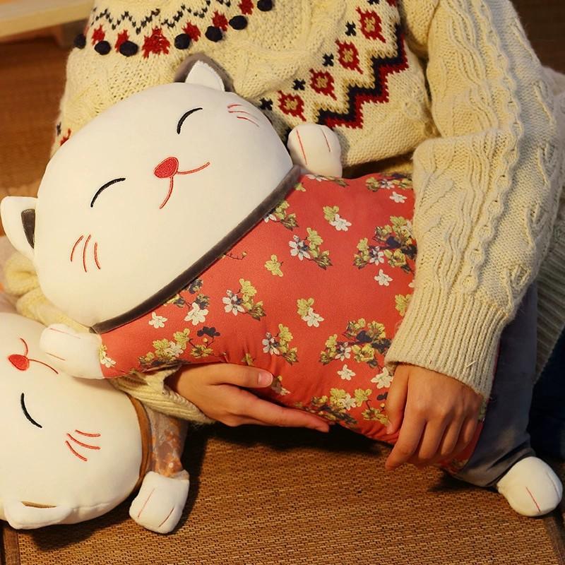 Kočičí polštář Kancelářský Dvouúčelový Dva v jednom Polštář na ochranu pasu Pohovka v obývacím pokoji Pasový polštář Odnímatelný Pratelný polštář Auto