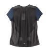 Nike Dri-Fit Breathable Casual Crew Neck Short Sleeve T-Shirt Women Tops Blue Black 811241-440