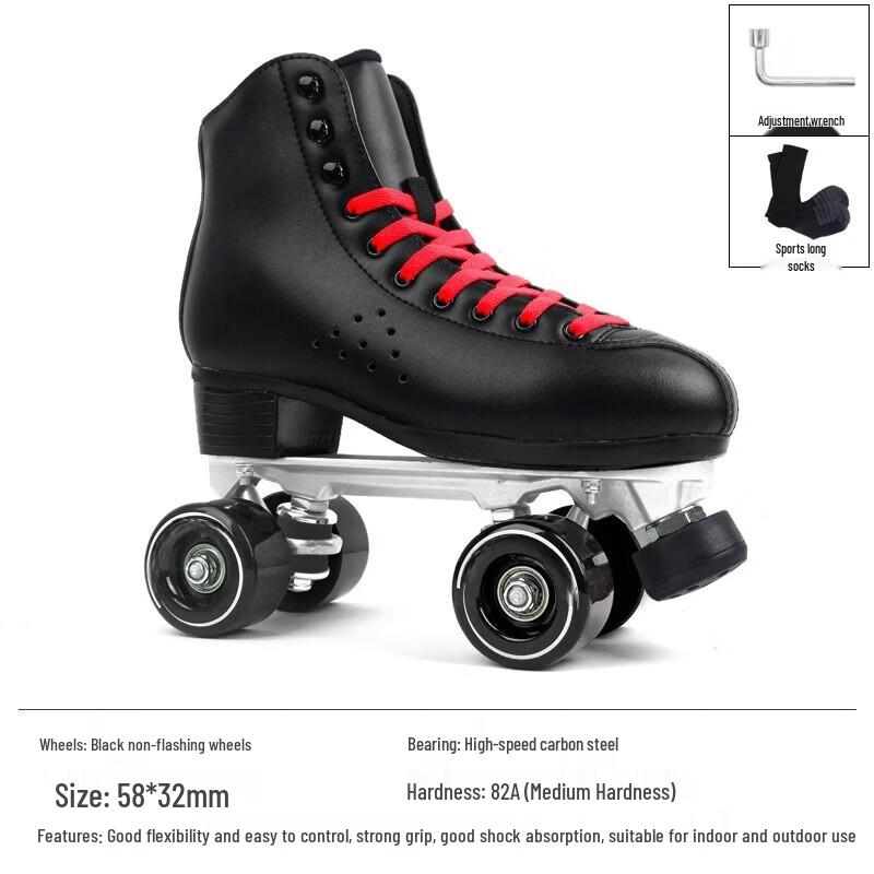 MDUG Microfiber Double Row Roller Skates