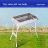 Portable High-Leg Charcoal BBQ Grill