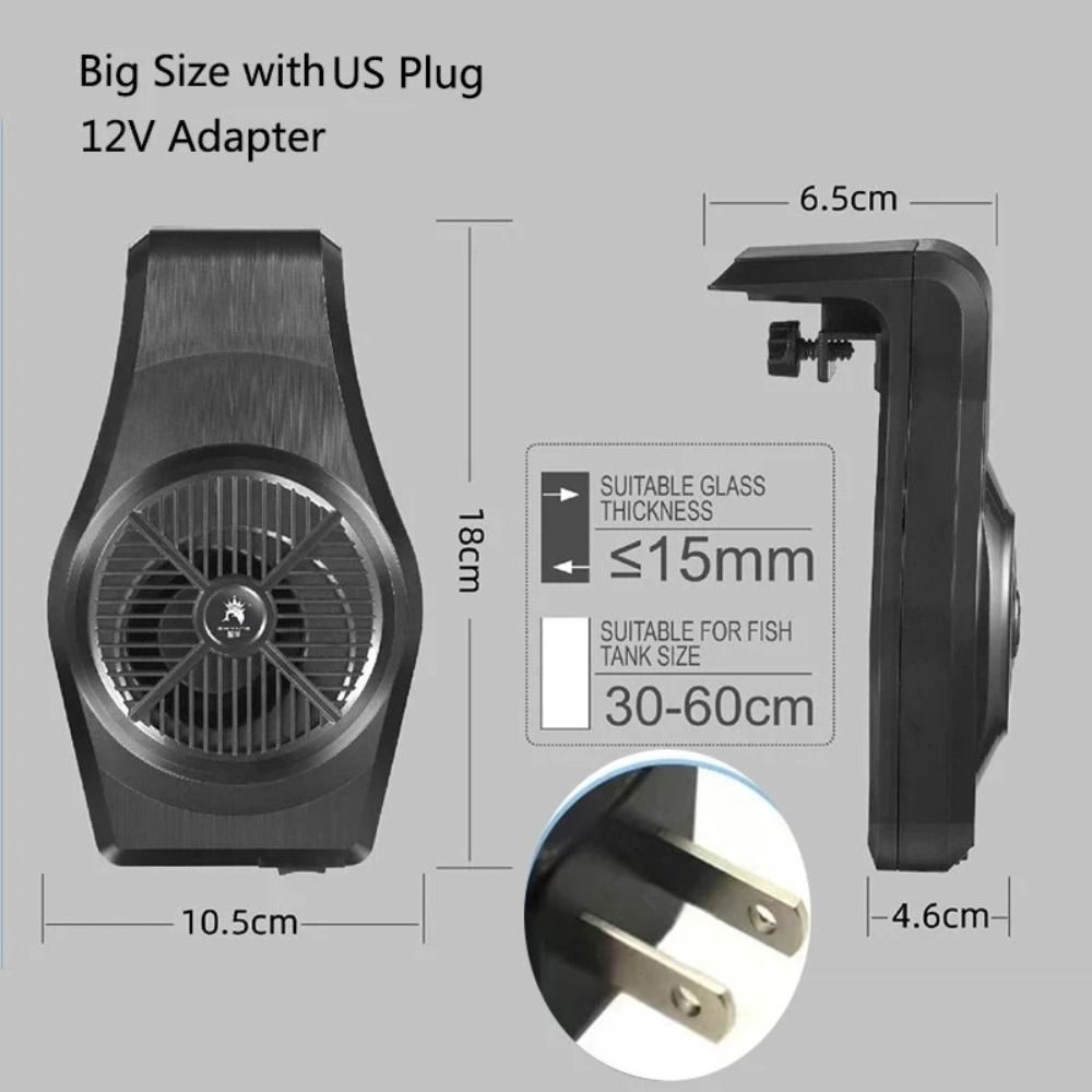 Simple Aquarium Chiller Fan Adjustable Fish Tank Water Chiller  Fish Tank Aquarium
