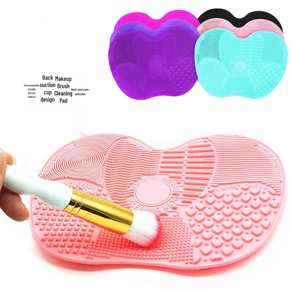 Silicone Makeup Brush Cleansing Pad with Suction Cup