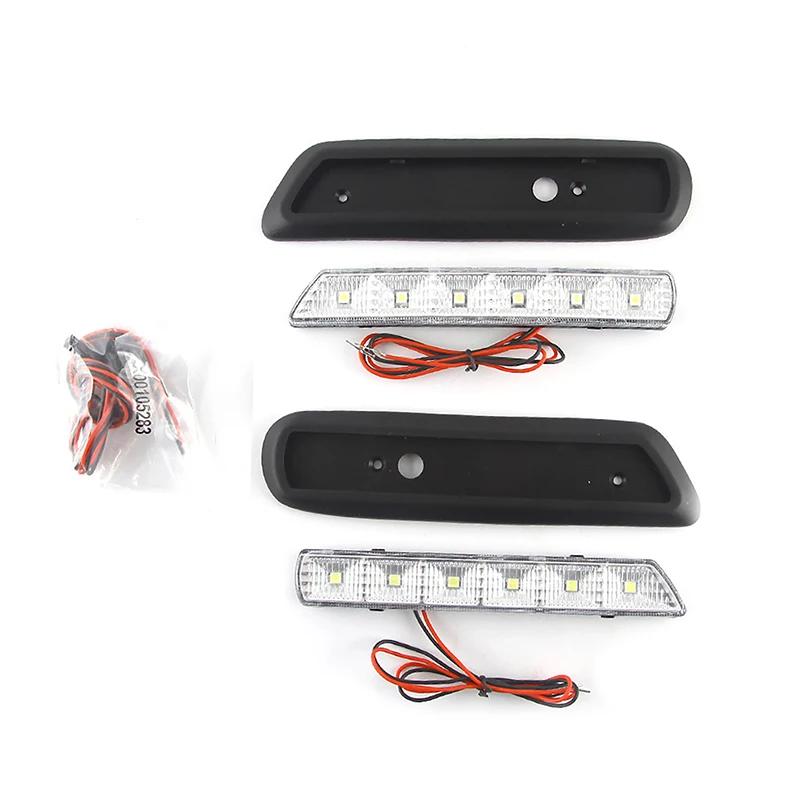 LED Car Light 2Pcs/Pair LED Fog Lamps Daytime Running Light Car Accessories Fit For Mitsubishi Outlander SPORT RVR ASX 2010-2012