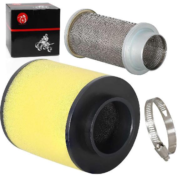 Air Filter & Guide CLEANER BODY For Honda TRX250EX TRX250X Recon 250 TRX250TE TRX250TM 2001- 17211-HN6-000 17254-HM8-000