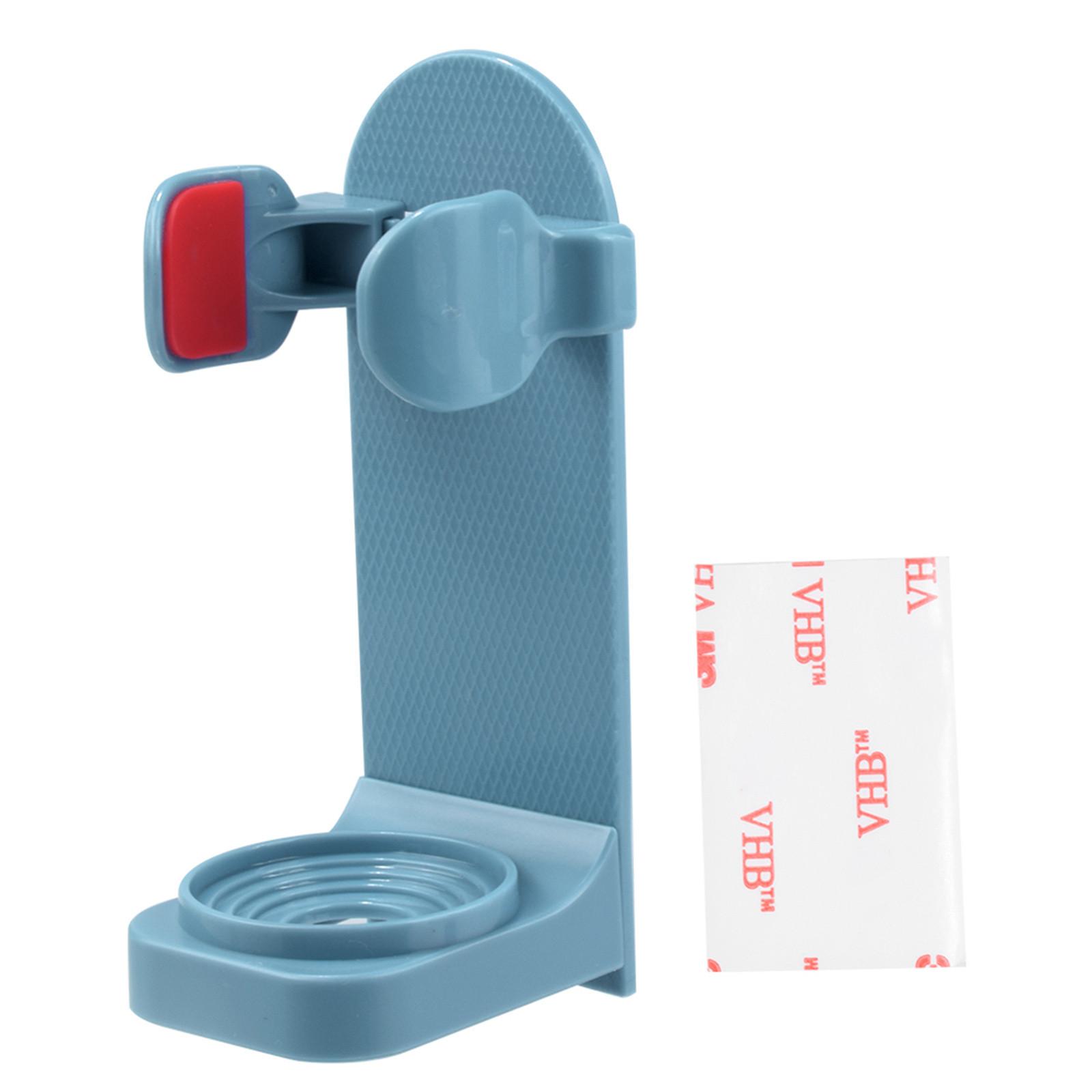 

Держатель для электрической зубной щетки Адаптируйте настенное крепление в ванной комнате Экономия места Бесследная подставка-органайзер для зубных щеток One Size синий