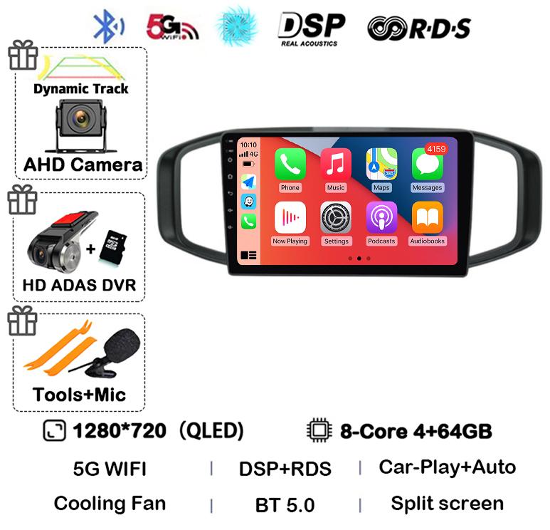 Android 14 Carplay Auto Car Radio For Morris Garages MG3 2017 2018 2019  Multimedia Video Player GPS Navigation Stereo Audio