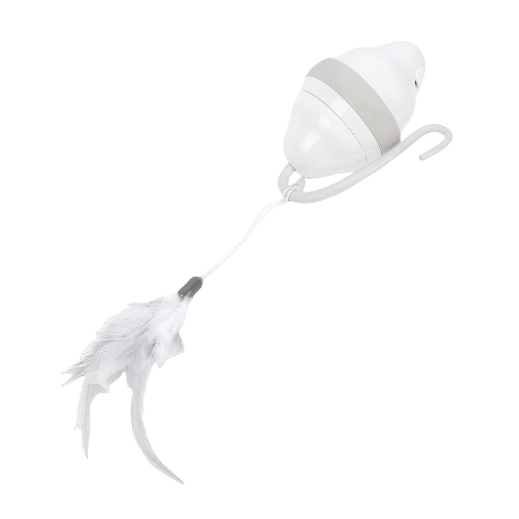 Elektrisches rollendes Katzen-Spielzeug, interaktives Selbstspiel-Spielzeug mit Schwanz für gelangweilte Hauskatzen, Beschäftigung